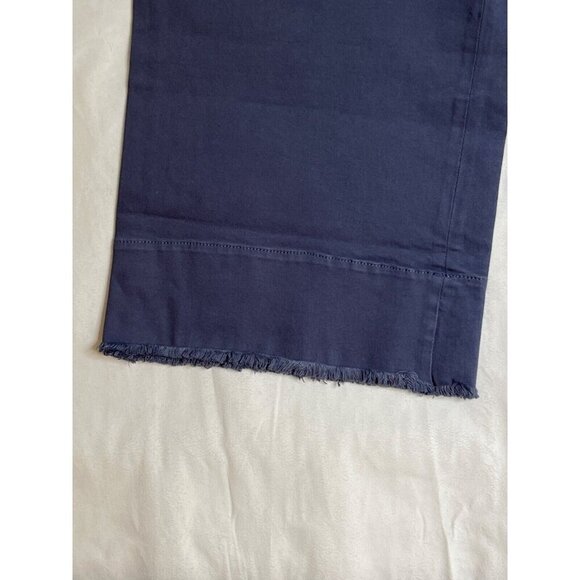 Peace Love World Purple Wide Leg‎ Crop Jeans Raw Hem Size 24W NWOT - Picture 3 of 9